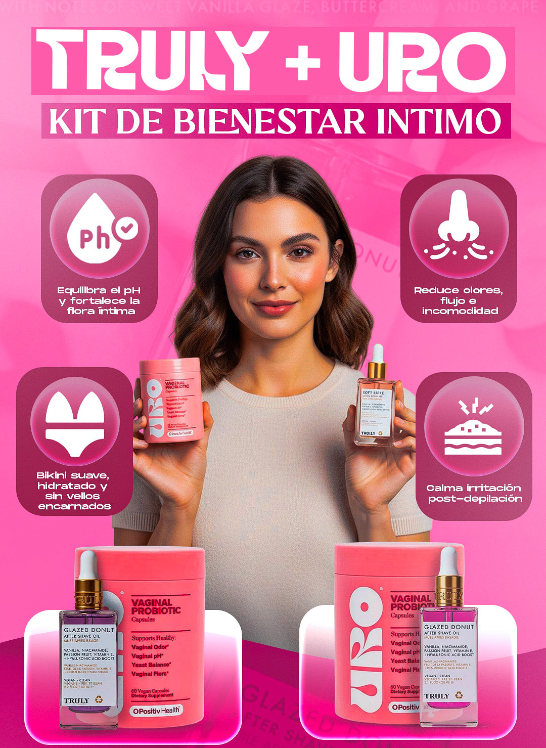 TRULY + URO KIT DE BIENESTAR INTIMO